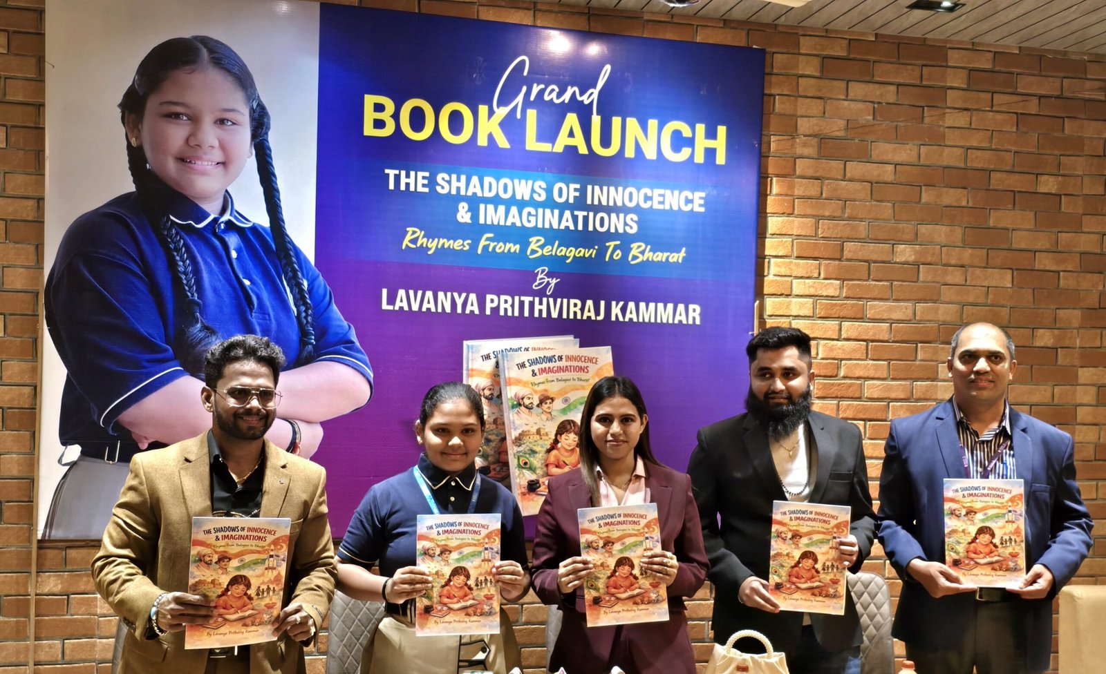 बेळगावात १२ वर्षीय बाललेखिकेची झळाळती कामगिरी; लावण्या कम्मरची पहिली पुस्तक जाहीर