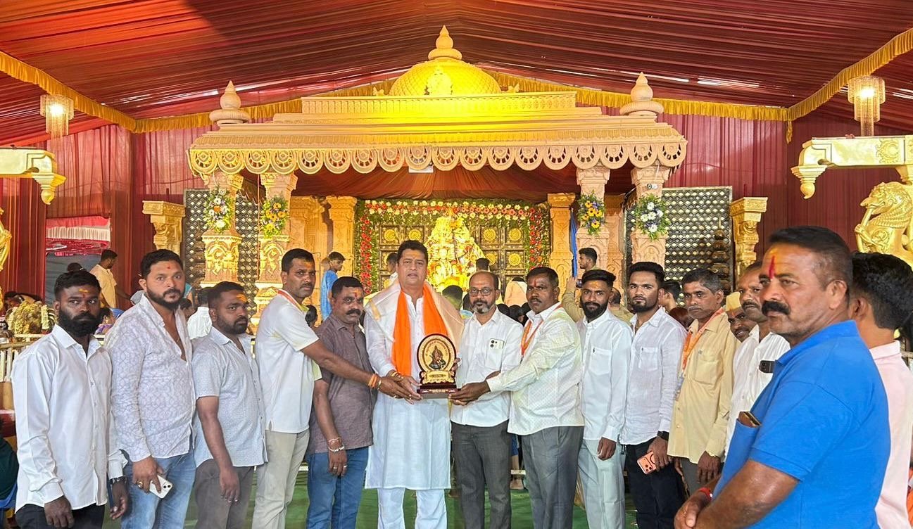 किरण जाधव यांनी घेतली श्रीलक्ष्मी देवीचे दर्शन : लोककल्याणार्थ प्रार्थना करून रयतेच्या हितासाठी घातले देवीकडे साकडे