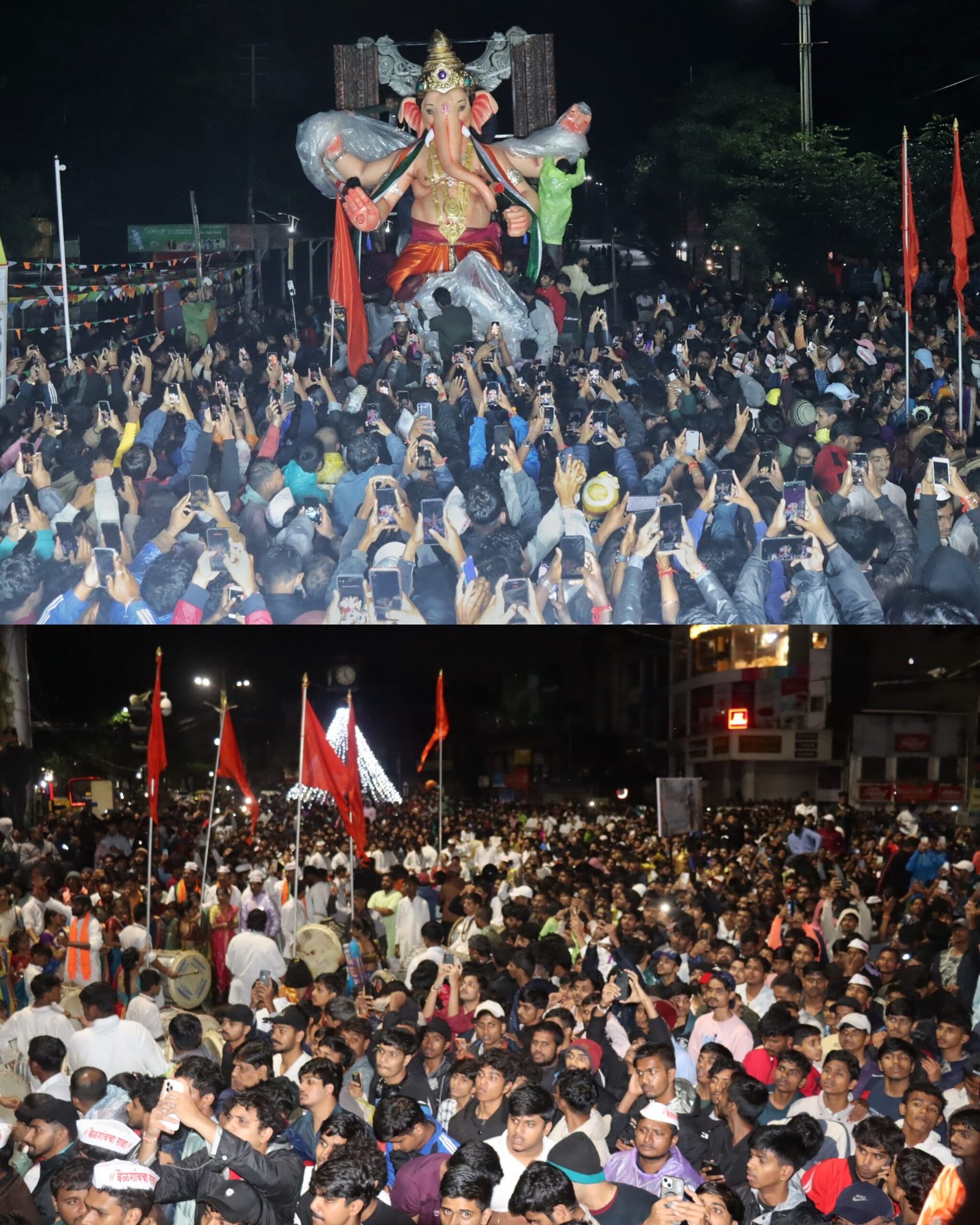 उद्या बेळगावच्या राजाचे भव्य आगमन; धर्मवीर संभाजी चौकात लाखो भाविकांची उपस्थिती अपेक्षित